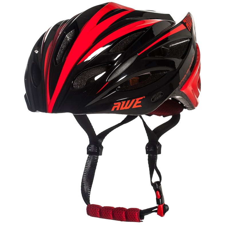 AWE® AWEBlade™ In Mould Adult E-Bike/Bike Helmet 55-58cm Black/Red *FREE
