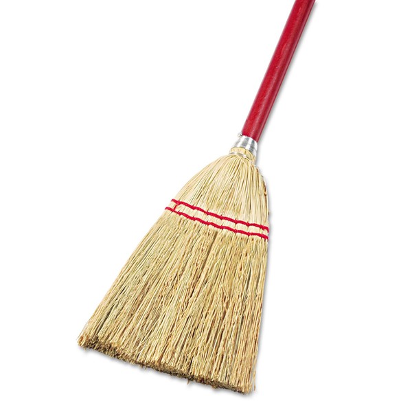 Boardwalk 951TCT Lobby/Toy Broom, Corn Fiber Bristles, 39-Inch Wood Handle,