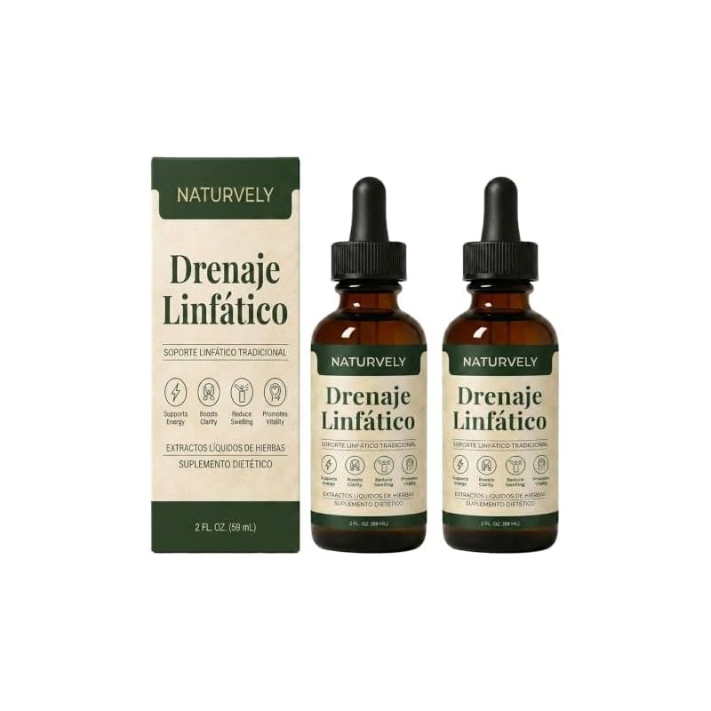 Gotas para el Drenaje linfático, Drenaje linfático: Antihinchazón y desinflamante,
