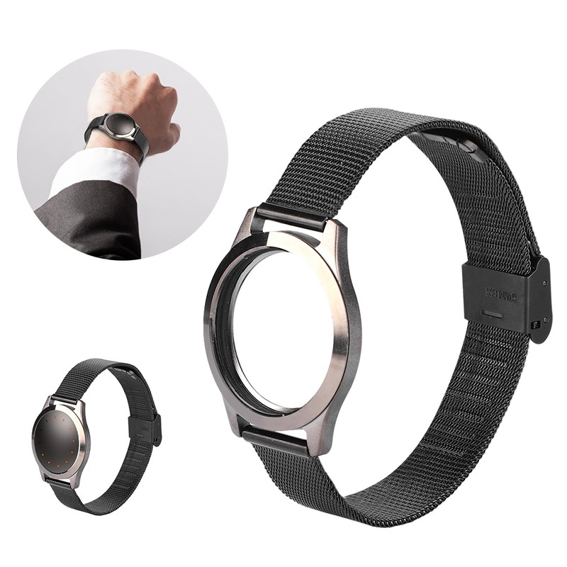 Steel Wrist Band Strap Bracelet Replacement Sleep Fitness Monitor for
