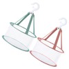 Parliky 2pcs Drying Net Bag for Makeup Sponges Mini Hanging