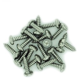 No.8 x 1.975 (4.2mm x 50mm) TX Pan Self-Tapping Screw - Stainless Steel (A2) (Pack of 20)
