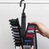 2PCS Closet Necktie Rack Tie Storage Display Hanger with 360