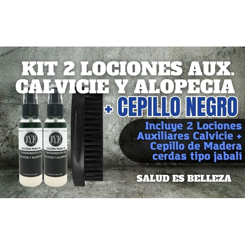 Kit de 2 Lociones auxiliares en Tratamiento de Calvicie Incluye