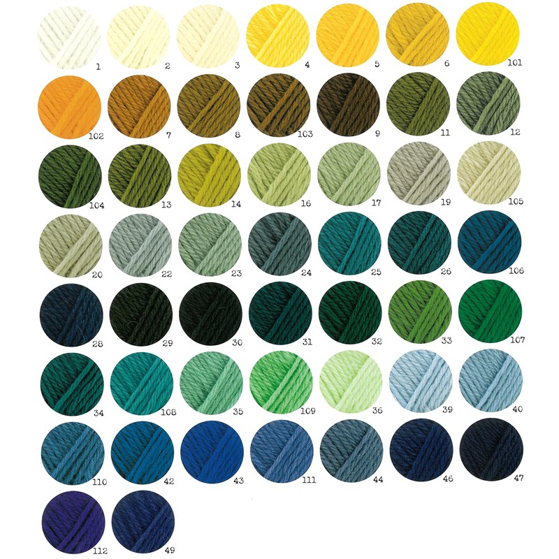 Richmore 017 Percent Wool Yarn, Medium Thick, Col.95, Gray, 1.4