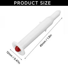 Ktsxxops 20pcs Chicken Thermometer Turkey Timer, Meat Turkey Thermometer Popup Out, 1.8 Inches Good Cook Timers for Cooking Chicken Beef