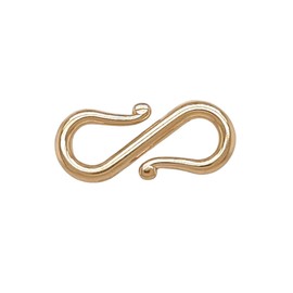 7.5MM 14K Solid Yellow Gold S-Hook Clasp Made in USA by CRAFT WIRE