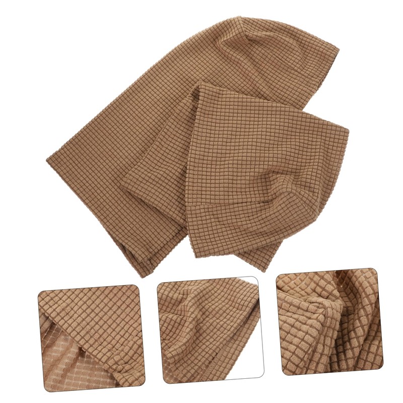 FUNOMOCYA 3sets Elastic Couch Armrest Cover Sofa Armrest Insert Light