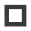 10x10 Mat Bevel Cut for 6x6 Photos - Precut Black