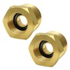 Joywayus 1/2 NPT Male to 3/8 Compression Female Thread Bushing