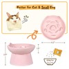 cat Slow Feeder Ear Shape Pink
