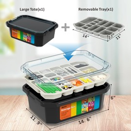 Apitor STEM Building Kits for Kids, 218PCS DIY Electronic Kits for Boys Age 8-12, Educational STEM Projects with Learning Materials - Includes Big Storage Organizer