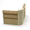 5/8" x 2" x 6" Poplar (Paint Grade) Outside Radius