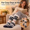 Women's Fuzzy Slipper Socks – Thick Plush Winter Socks with