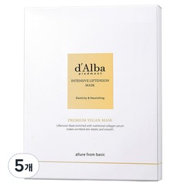 Dalba Intensive Lift-tension Mask, 4 packs, 5 pieces / 달바 인텐시브 리프텐션 마스크, 4개입, 5개