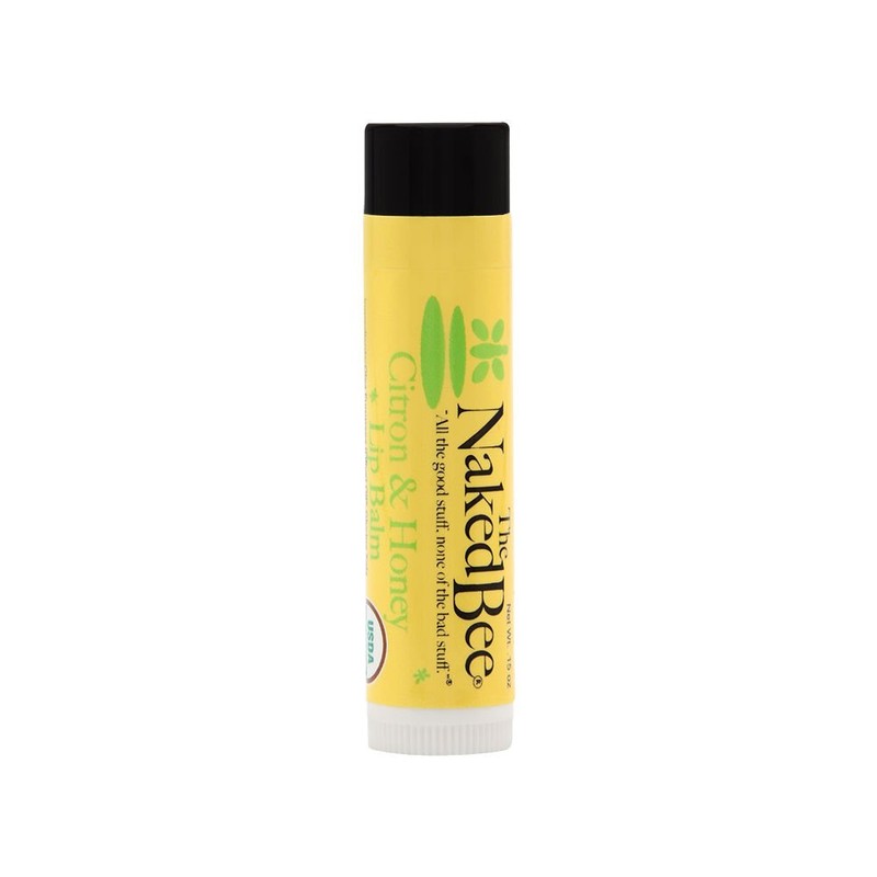 The Naked Bee Citron & Honey Lip Balm (.15oz) Moisturizing