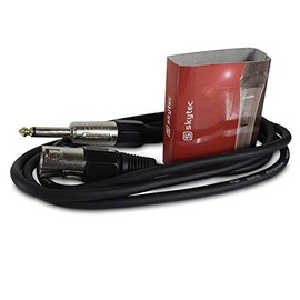 Skytec 1.5m Professional Microphone Cable Male XLR to 6.35mm Mono Jack – Durable, Shielded Audio Lead for Mixers, Amps & PA Systems - Black