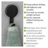 WENKO Static-Loc Plus Pavia Wall Hooks, Black, Set of 2