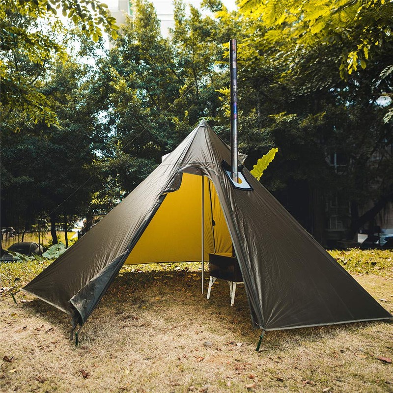 OneTigris Black Orca, Chimney Tent Guard, Lightweight Tent for 2