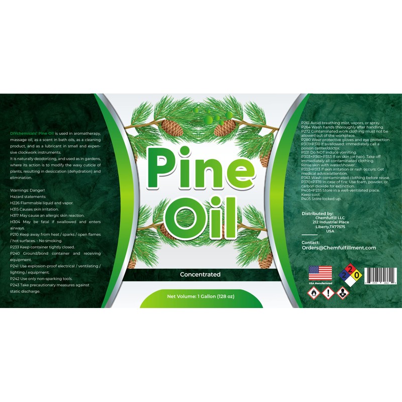 Chemboys Chemfulfill Pine Oil - Essential Oil of Pine (Bulk)