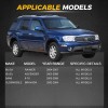 AUIMSOCO Front Wheel Bearing & Hub Set For Chevy Trailblazer