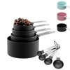Measuring Spoons Set of 8 Plastic Measuring Cups, Measuring Cup