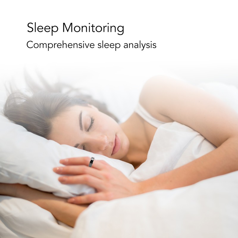 Smart Ring Step Counter Sleep Quality Monitoring Ring Wireless Charging