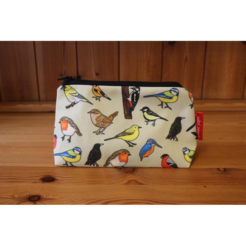 British Birds Cosmetic Bag by Selina-Jayne