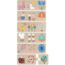 Vilac VIL8905 Suzy Ultman Maman-Baby Trio Puzzles Wooden, Multicoloured