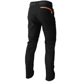 Kuseeker Mens Stretch Work Hiking Pants Quick Dry Lightweight Waterproof Outdoor Travel Climbing Fishing Pants Black 38