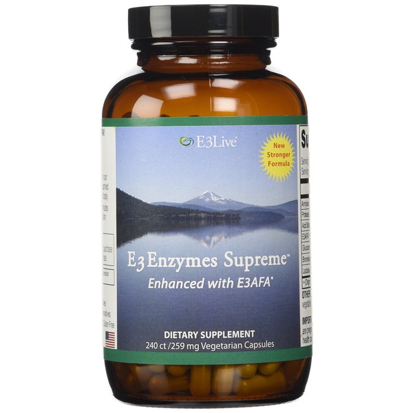 E3 Enzymes Supreme 240 Count 1 Bottles