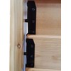 Decorex Hardware Heavy Duty Stainless Steel Louvers Hardware Kit -