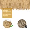 198'' x 16" Tiki Straw Roof Thatch –Mexican Style Artificial