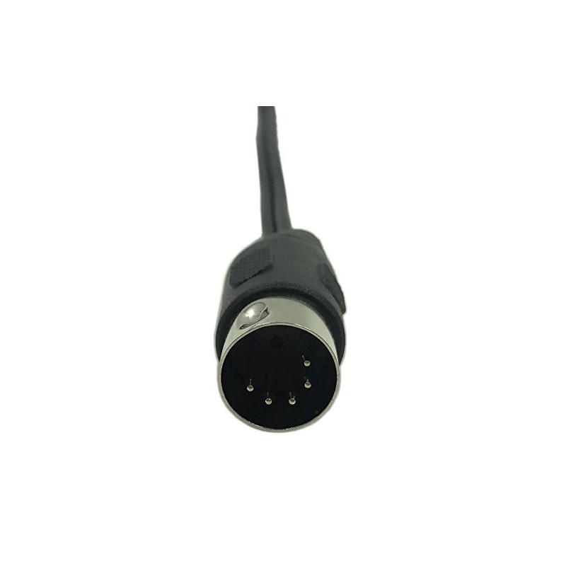 CERRXIAN Lemeng 5 Pin Male Din To 2 Rca Female