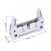 sourcing map 20P Dual Rows 2.54mm Shrouded IDC Male Header