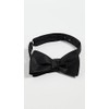 BOSS Men's Silk Jacquard Bow Tie, Black, One Size
