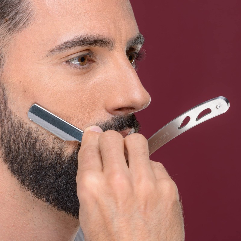 Sapiens Barbershop Men's Razor with Weschel Blade - Beard Razor