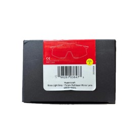 100% Sunglasses 60000-00014 Hypercraft Gloss Light Gray, Purple Mirror Lens