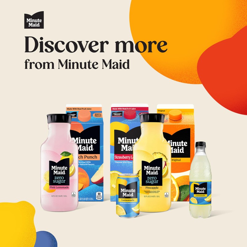 Minute Maid Lemonade PET, 12 fl oz, 6 Pack