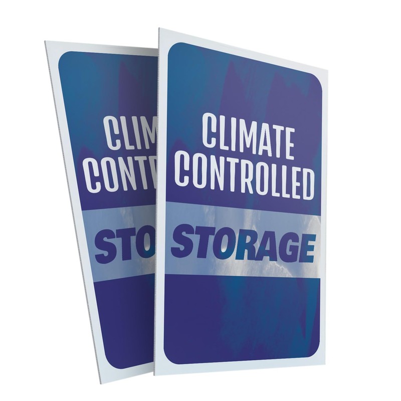 Climate Controlled Storage 24" x 36" Double Sided A-Frame Sidewalk