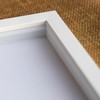 10x5 Shadow Box White Contemporary Frame - Interior Size 10x5