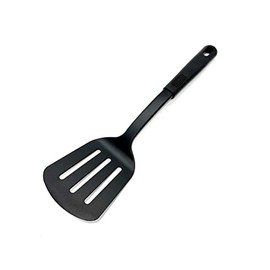 TIJARÂ® Slotted Turner/Spatula, Strong Durable Stylish Cooking Turners, Nylon with Flexibility, Non Stick, Storage Hole (Nylon)