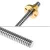 CNCMANS 600mm 8mm Lead Screw Rod with T8 Brass Nut