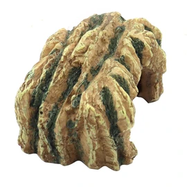 NUZAMAS Turtles Fish Hide Cave Fish Hiding Cave Aquarium Decoration Terrarium Stone Hideaway Natural Habitat Ornament for Turtle Gecko Spiders Frogs Lizards