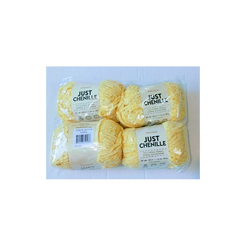 JF-Premier JUST Chenille Yarn Baby Soft Yarn for Crochet Knit