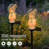 LAIAMER Solar Garden Angel Lights, Waterproof Outdoor Garden Angels Statue