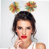 Healeved 5pcs Pom Pom Headband for Year Valentine Day and