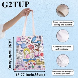 G2TUP Lizzie Tote Bag Lizzie Fans Gift Lizzie Character Shoulder Bag Lizzie Cartoon Inspired Merch, This is Lizzie Tg