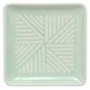 Hama Pottery Hasami Ware Bright Square Plate Aqua 403965 4.8