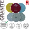 Stadea PPH104S Diamond Polishing Pad Three 3-Step Wet Dry 4"